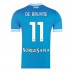 SSC Napoli Kevin De Bruyne #11 Hjemmedrakt 2025-26 Kortermet